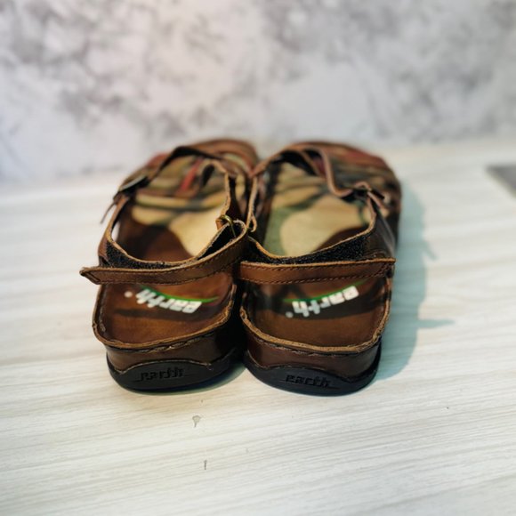 Earth Kalso Womens Oasis Open Toe Sandals Slingback Leather Strappy Size 6 B - Picture 5 of 6